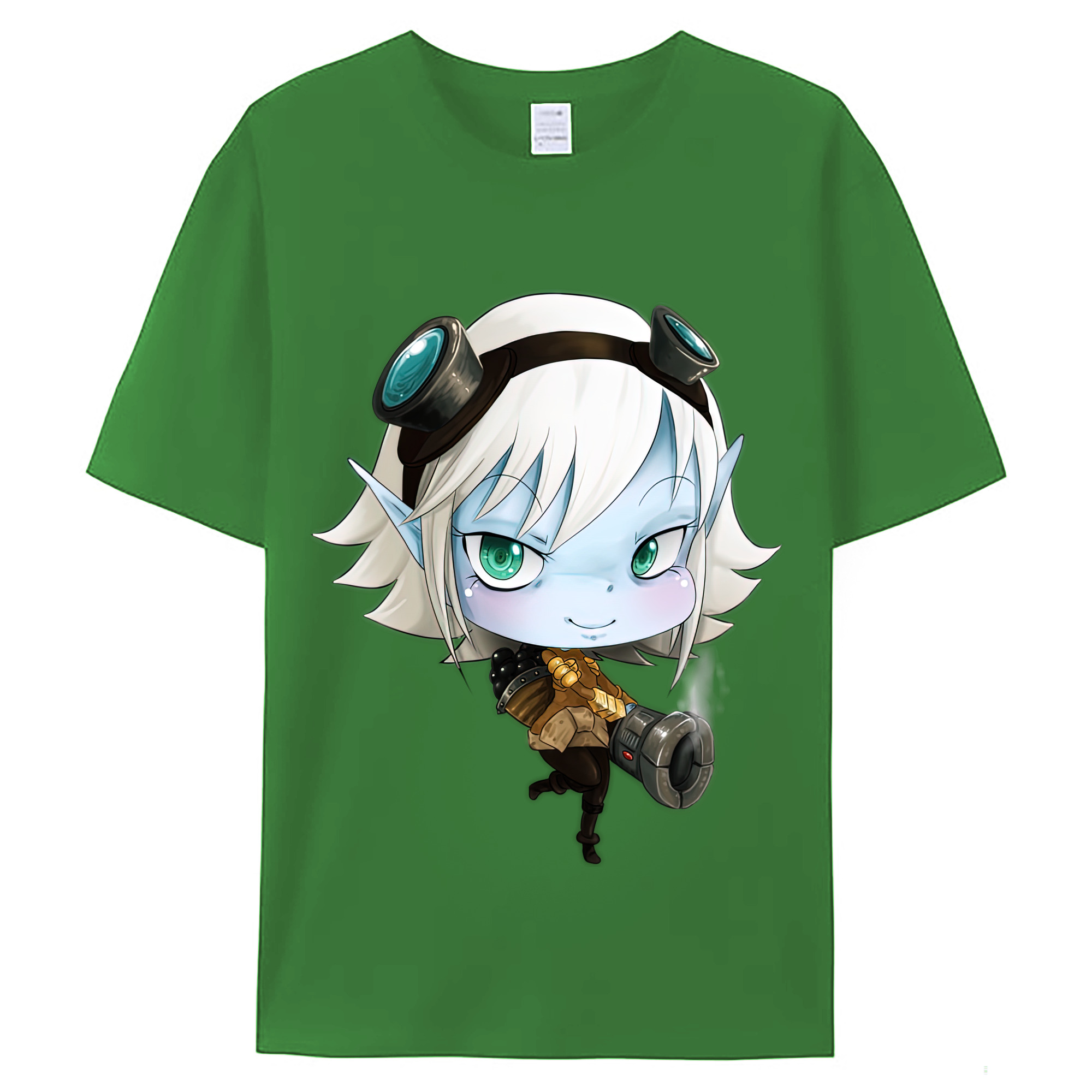 （画像用） リーグ・オブ・レジェンド League of Legends LOL レディースカジュアルプリントTシャツ（綿100％）